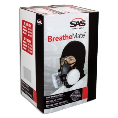 6 Pack SAS Safety 300-1001 BreatheMate Organic Vapor Cartridge